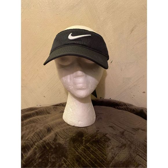 Nike Golf DriFit Stay Cool Adjustable Womans Black visor - Picture 1 of 9